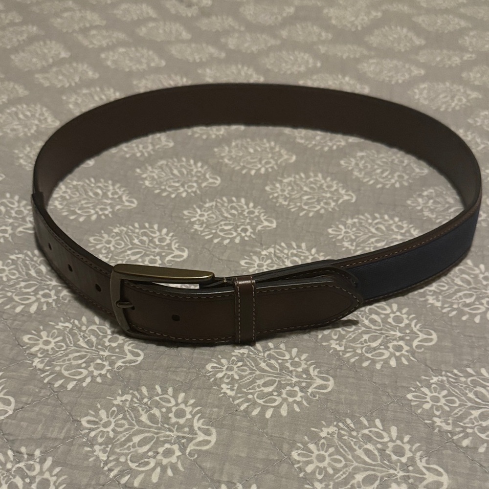 Men’s Faux Leather / Canvas Belt